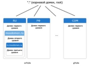 Доменный компьютерный адрес может содержать не менее