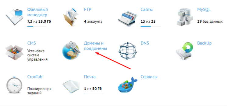 Ips manager как создать поддомен