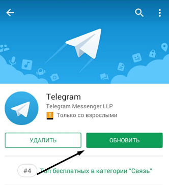 Как обновить телеграмм на компьютере. Обновление Telegram до последней версии